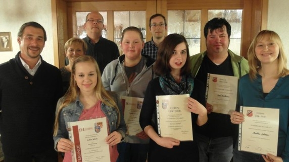 Ehrungen bei der Jahreshauptversammlung 2015