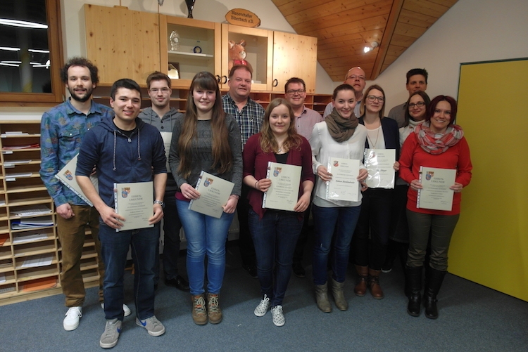 Mitgliederehrungen 2016